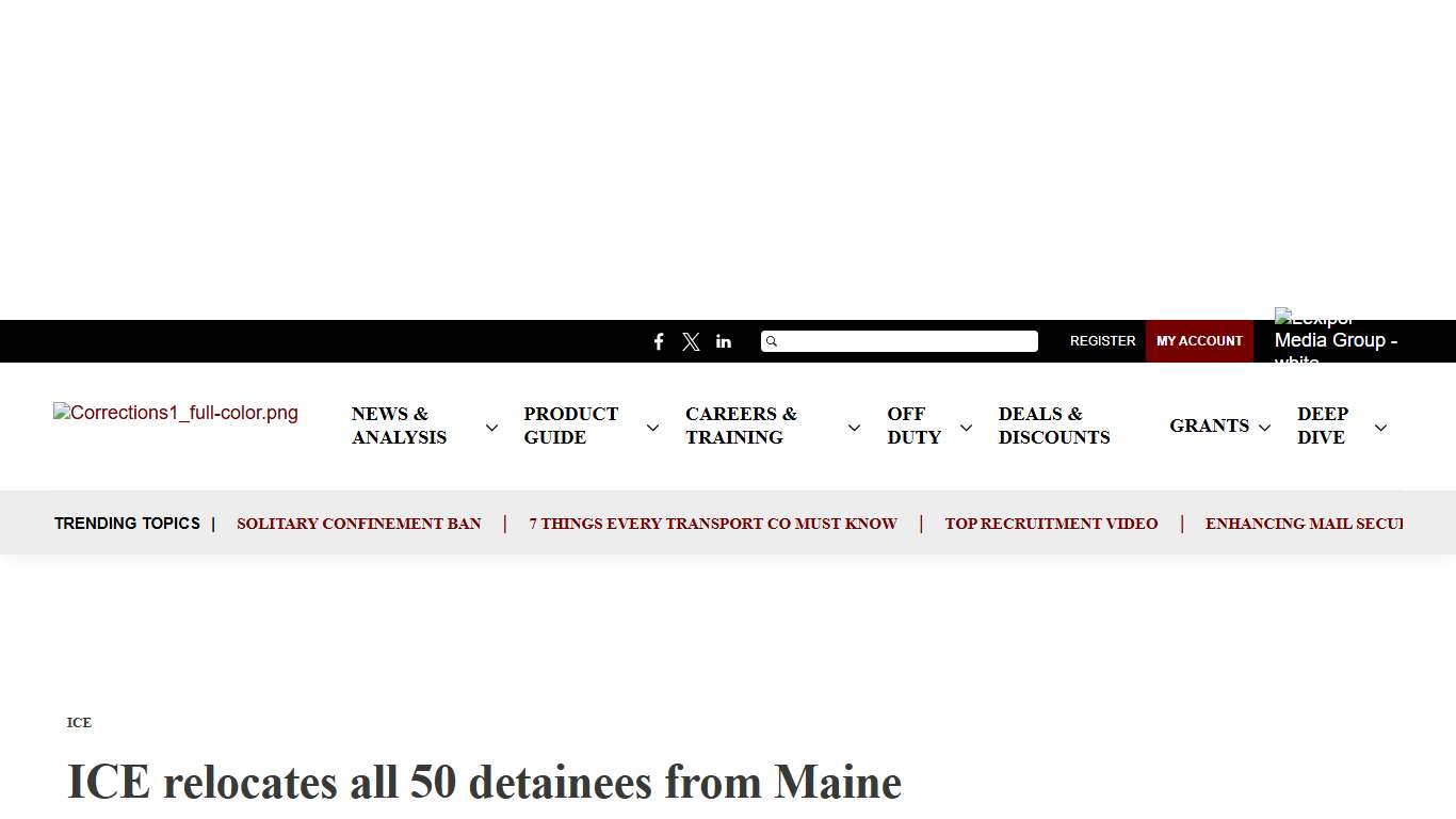 ICE relocates all 50 detainees from Cumberland County jail